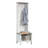 Rower Hall Tree 21.73'' Wide with Bench and Shoe Storage
