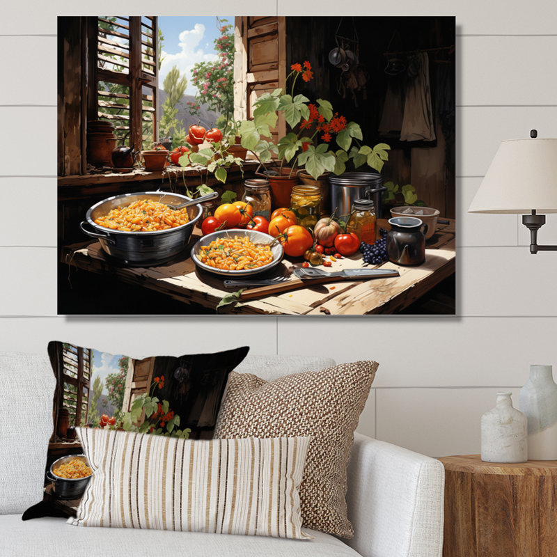 Cuban Cuisine Flavourful III - Cuba, art mural paysage, H 24 po x l 32 po x P 1 po, Toile tendue