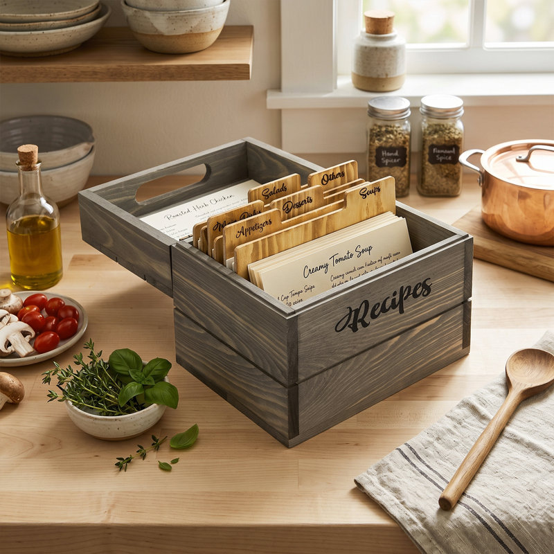 Handmade Wooden Memory Box