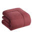 Ensemble d'édredon et de draps de couleur unie toutes saisons pour lit dans un sac 5 pièces / 7 pièces par Sweet Home Collection-1586692868-1586692894