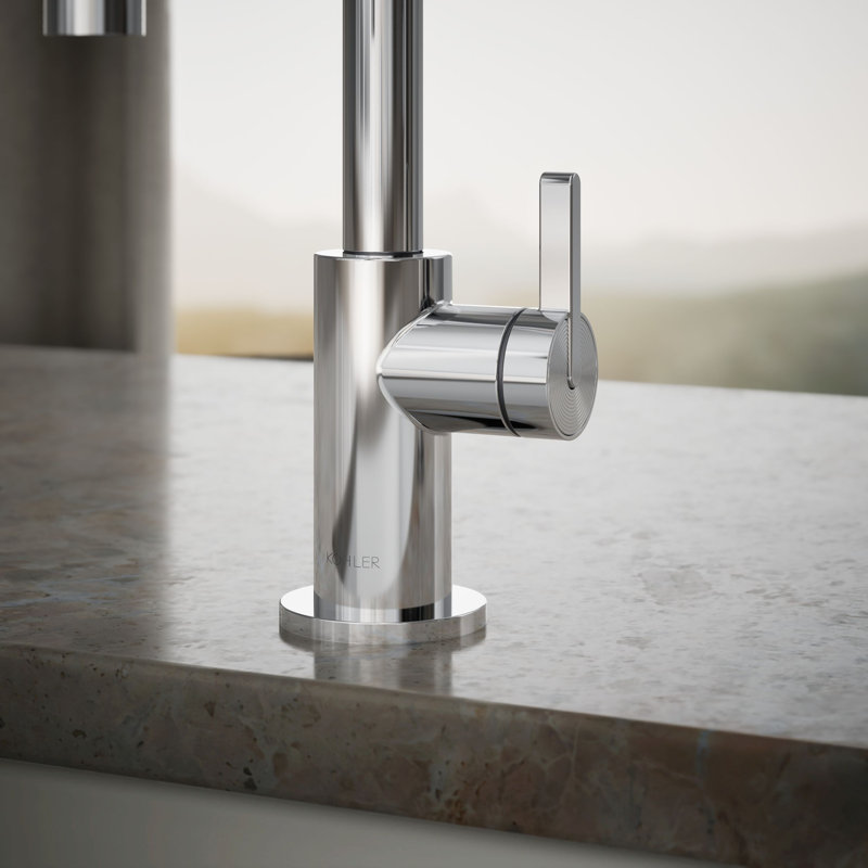 Composants de robinet de boisson, Chrome poli