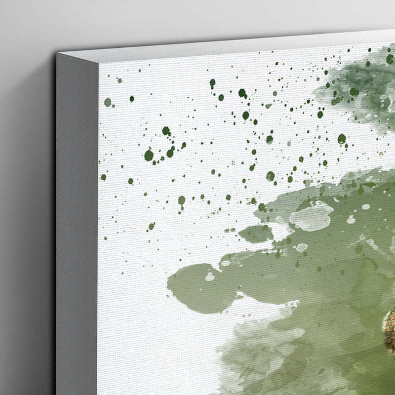 Chameleon Lizard Reptile - Wall Art, 35cm H x 50cm W, Wrapped Canvas