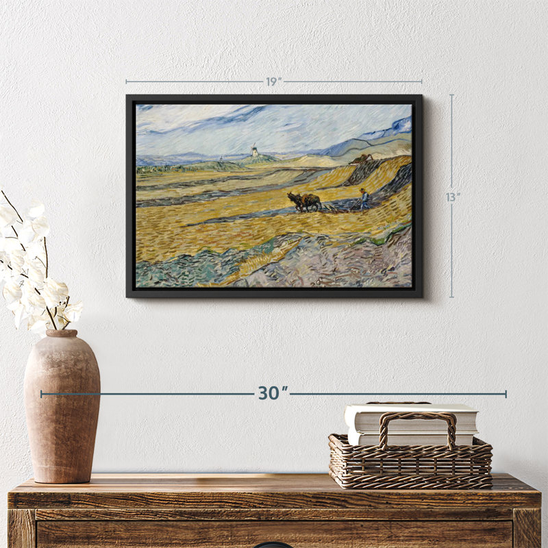 Nature «Champ clos avec art mural Plowman», H 13 po x l 19 po