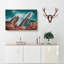 Waves Crashing at Cabo Espichel in Portugal - Wrapped Canvas-55303933