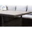 Ensemble modulaire en osier de qualité supérieure avec table de salle à manger