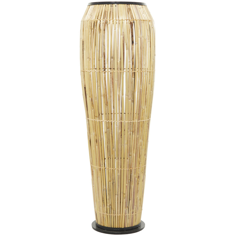 Wood Table Vase, 46.5" H x 15" W x 15" D