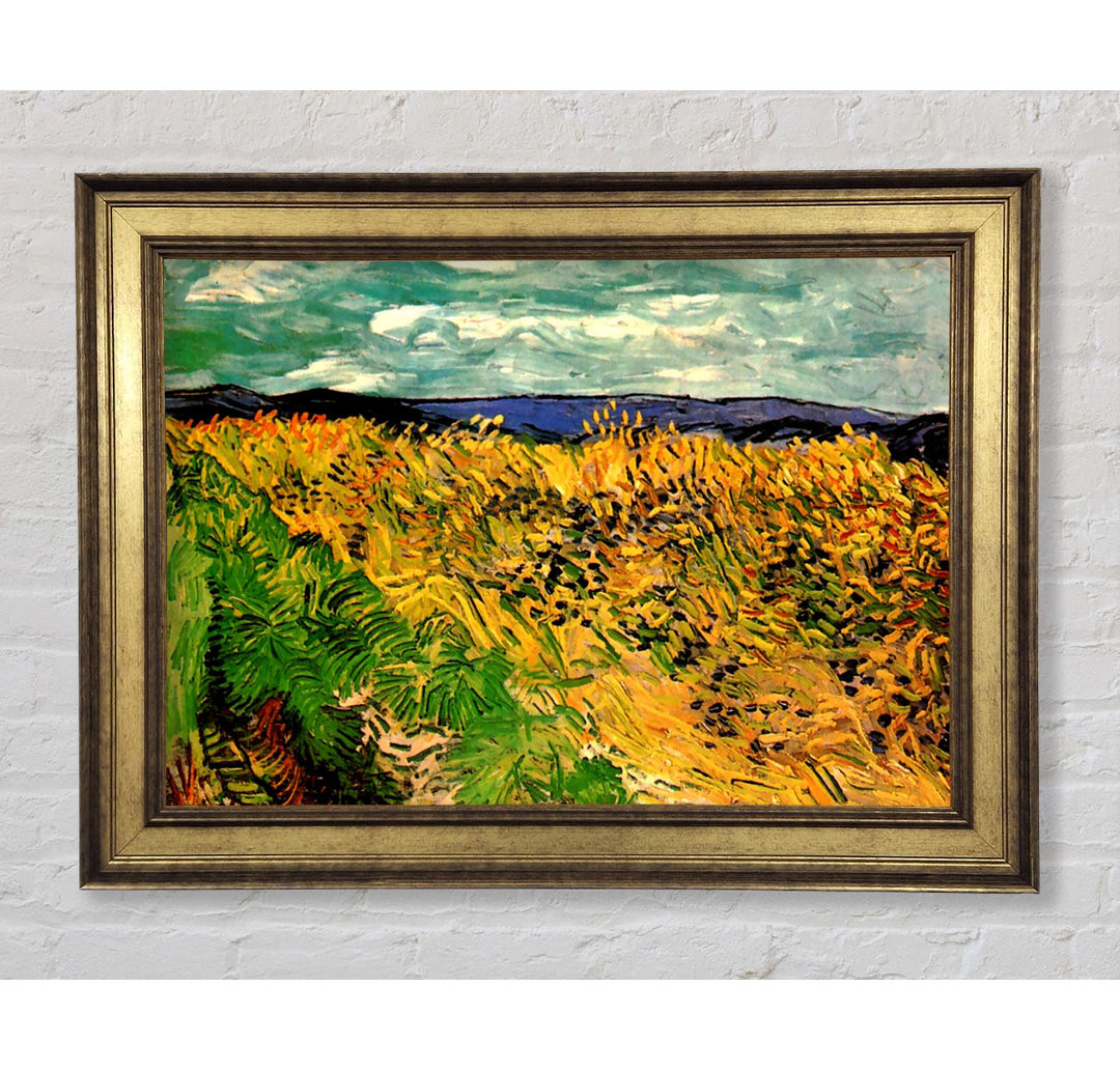 Van Gogh Weizenfeld mit Kornblumen - Druck