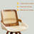 Gemi 20" W Vegan Leather Swivel Modern Dining Chair （Set Of 4)-1699308690