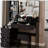 41" Large Size Left Bedside Cabinet Vanity Table+Cushioned Stool, Extra Large Touch Control LED Mirror, 3-color Switch, Multi Layer High Capacity Storage Fashionable Dresser, Suitable For Large Space-626201847