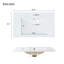 Ensemble de meuble-lavabo simple, ensemble de meuble-lavabo 30 po avec lavabo, armoire combinée, armoire de rangement pour salle de bain, structure en bois massif