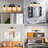 4-Light Bathroom Vanity (Black)