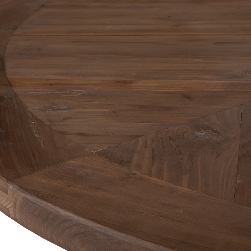 McKew Round Solid Wood Dining Table