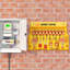 Electrical Lockout Tagout Kit, 60 PCS Safety Lockout Tagout Station Includes Padlocks, Hasps, Tags, Nylon Ties, Expansion Kit, and Lockout Station Board, for Industrial, Electric Power