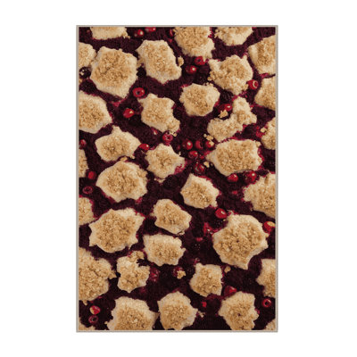  Tapis lavable croustillant aux baies