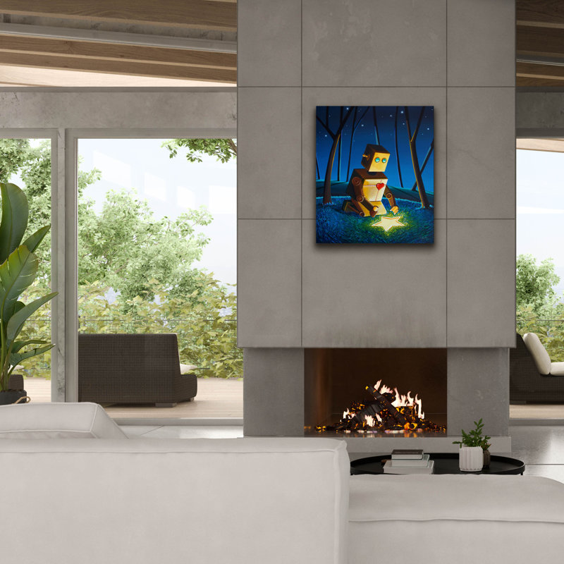 «Autre souhait est trouvé» par Cindy Thornton, art mural sur toile, H 30 po x l 26 po x P 1,5 po