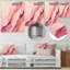 «Rose and Gold Enchanted Spills VII - Abstract Shapes», impressions sur métal-979843904