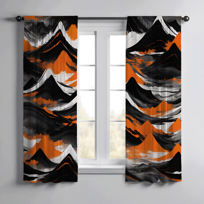 Paire de rideaux semi-transparents Emmalouise, L 20 po x L 82 po