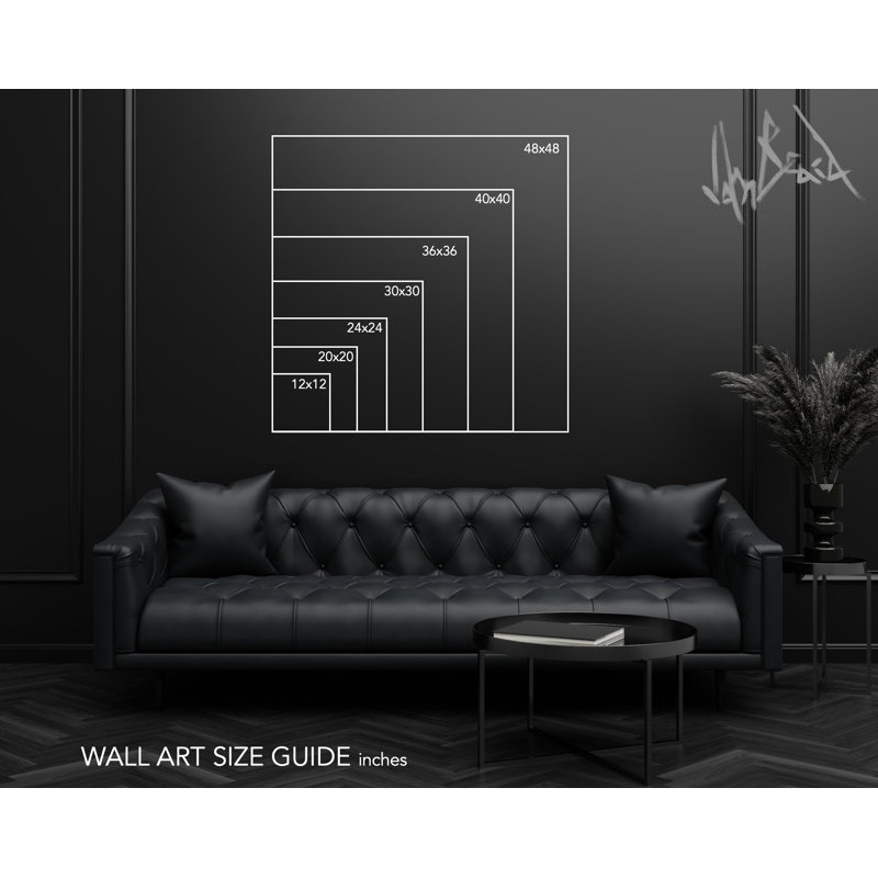 RESTING COWS RESTING COWS - Unframed Print on Canvas, 24" H x 24" W x 1" D, Wrapped Canvas
