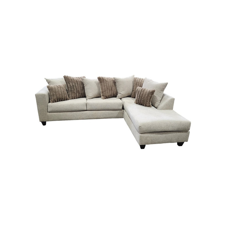 Canapé modulaire en tissu Kora, Tissu beige