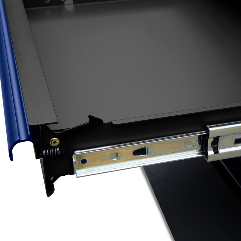 46.06'' W 11 -Drawer Steel Bottom Rollaway Chest with Wheels