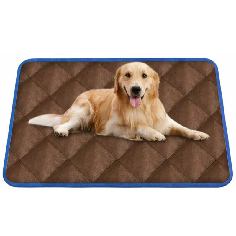 Tapis antidérapant chauffant pour animaux de compagnie, Brun, H 2 po x l 27,55 po x P 18,89 po