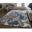 Dafney Hand Tufted Floral Area Rug in Blue/Pink/Gray-970393760