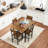 Drop Leaf Extendable Dining Table only, Seats 2-4 People