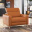 Fauteuil d'appoint en cuir Tawanne-1199107141