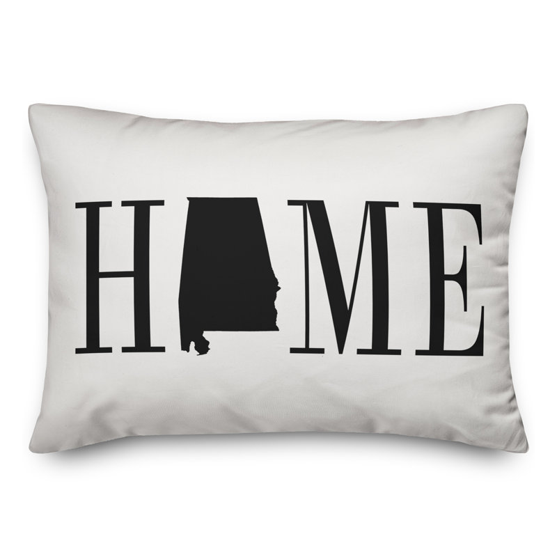 Alabama Home State Indoor/Outdoor Lumbar Pillow, Alabama