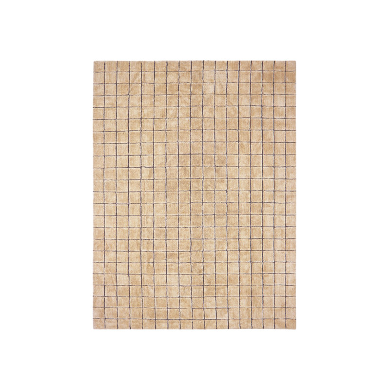 Mosaic Wool Geometric Indoor Rug, Rectangle 5'7" x 7'10"