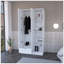 Armoire Dover, chambre à coucher, blanc-307492686
