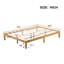 Structure de lit plateforme en bois robuste pour grand lit, rehaussant le confort et le style de la chambre à coucher