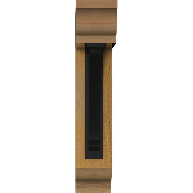 Crawley Traditional Traditional Ironcrest, H 20 po x P 18 po, 4"W x 4"T Western Red Cedar (Rough Sawn)