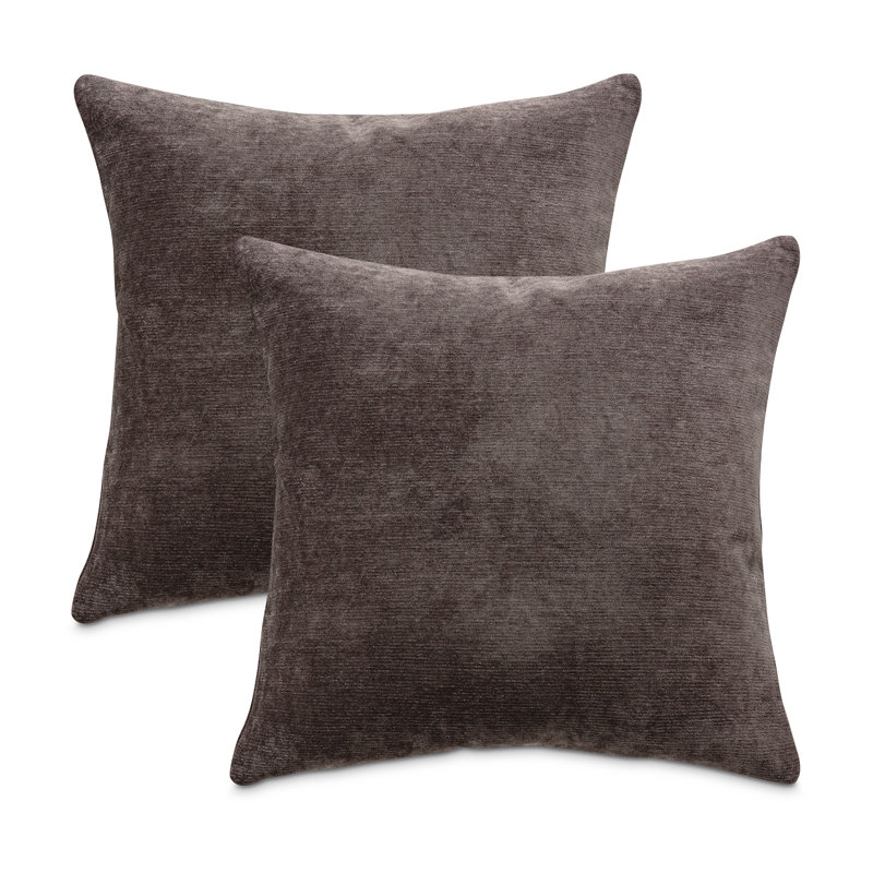The Smith Square Pillow Cover & Insert, Graphite