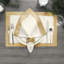 Metallic Brushstroke Linen Napkin-32412738