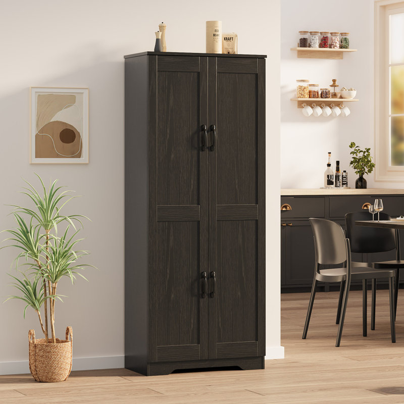2.5cm Kitchen Pantry, Black