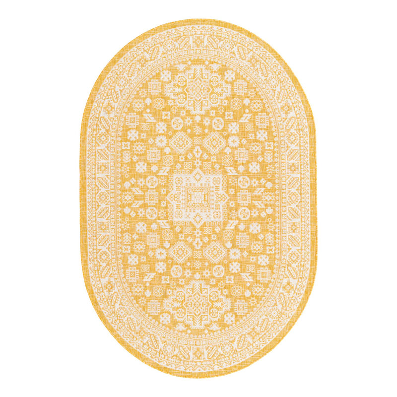 Anaruth Indoor / Outdoor Rug, Oval 5'3" x 7'10"