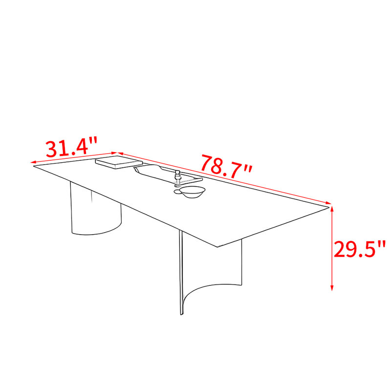 Branam, 29.5"H x 78.7"L x 31.4"W