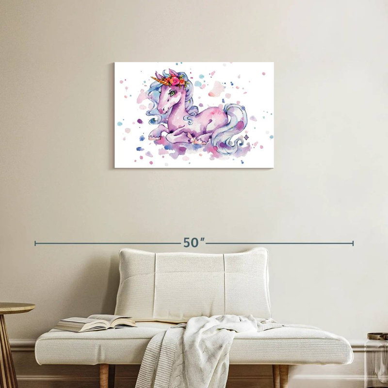 Sweet Unicorn, 20" H x 30" W