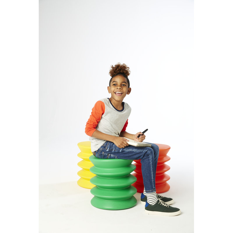 15" Classroom Stool, Green