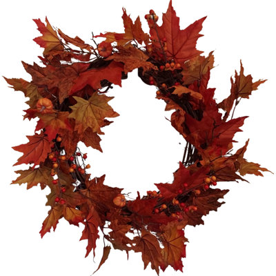 Couronne de brindilles 22 po Maple Leaf