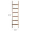 Échelle rustique décorative en bois de sapin avec 6 barreaux-446382244