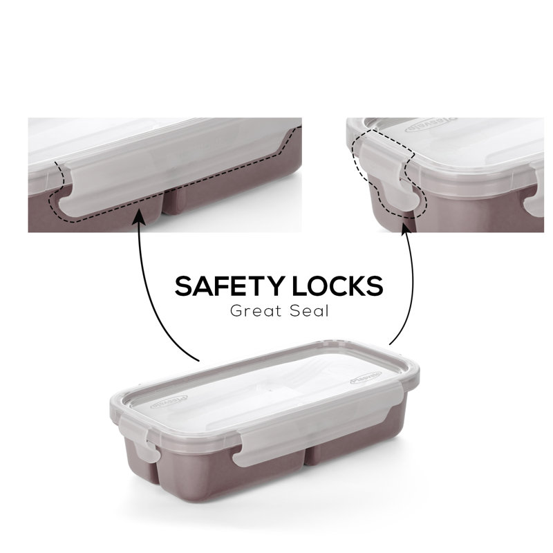 Clydell 40,57 oz. Contenant alimentaire, Gris