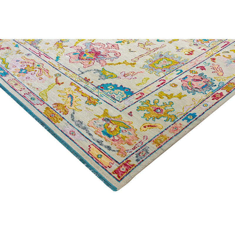 Floral Area Rug, Rectangle 9' x 12'