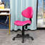 Chaise de bureau pivotante à 360 ° Aldous avec dossier en filet et hauteur réglable-481068123