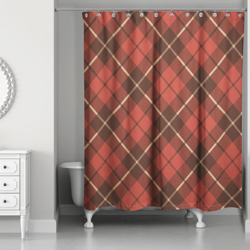 Dereham Plaid Shower Curtain