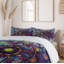Ensemble de housse de couette à motif à motif johnny artful avec effets de futur Lotus Psychedelic-24849327