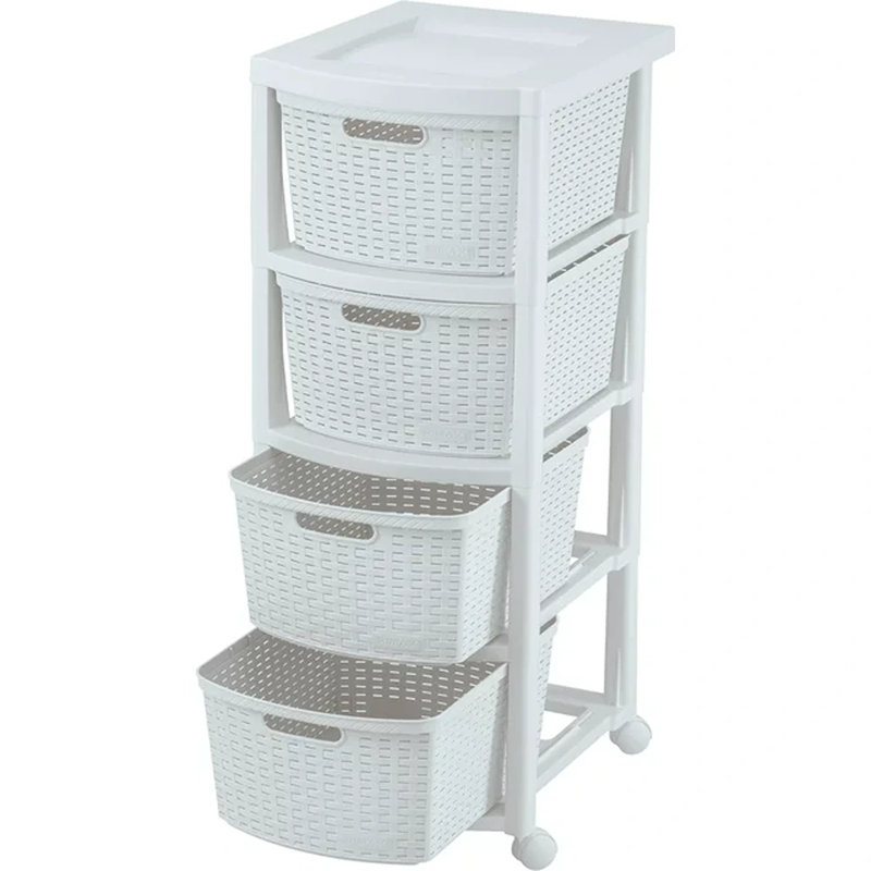 Berrien 32.9'' H x 13'' W Cart, White