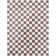 Machine Washable Shaggy Boho Dark Brown Area Rug