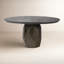 Ab Round Solid Wood Dining Table-437854510